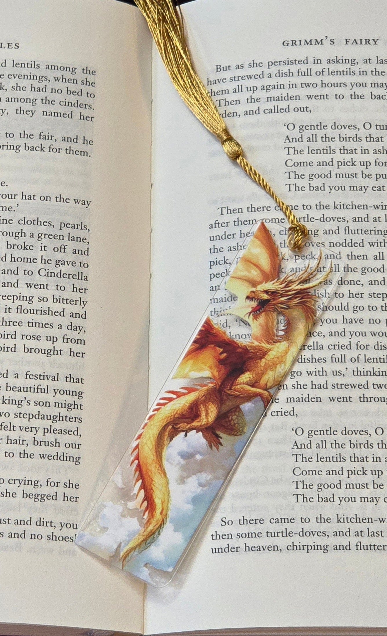 Red and Gold Bookmarks