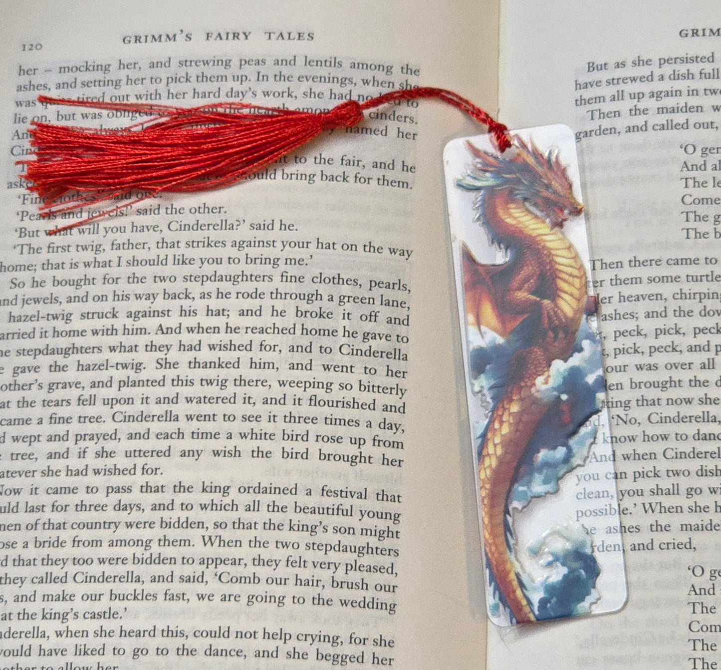 Red and Gold Bookmarks