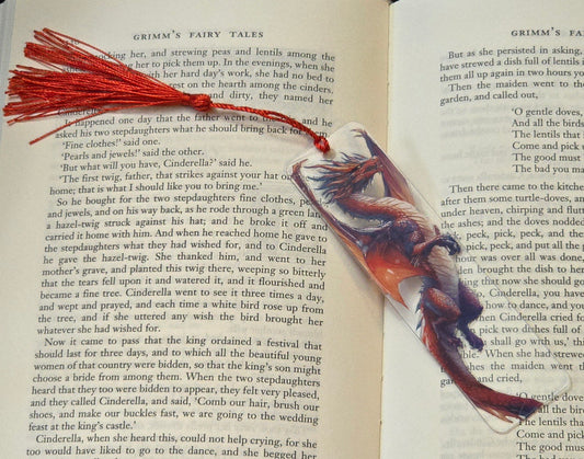 Red and Gold Bookmarks