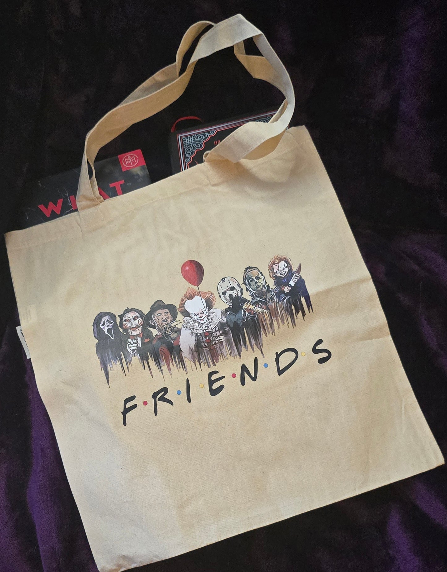 Horror Friends Canvas Tote Bags