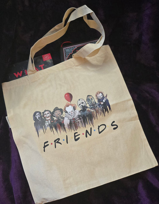 Horror Friends Canvas Tote Bags