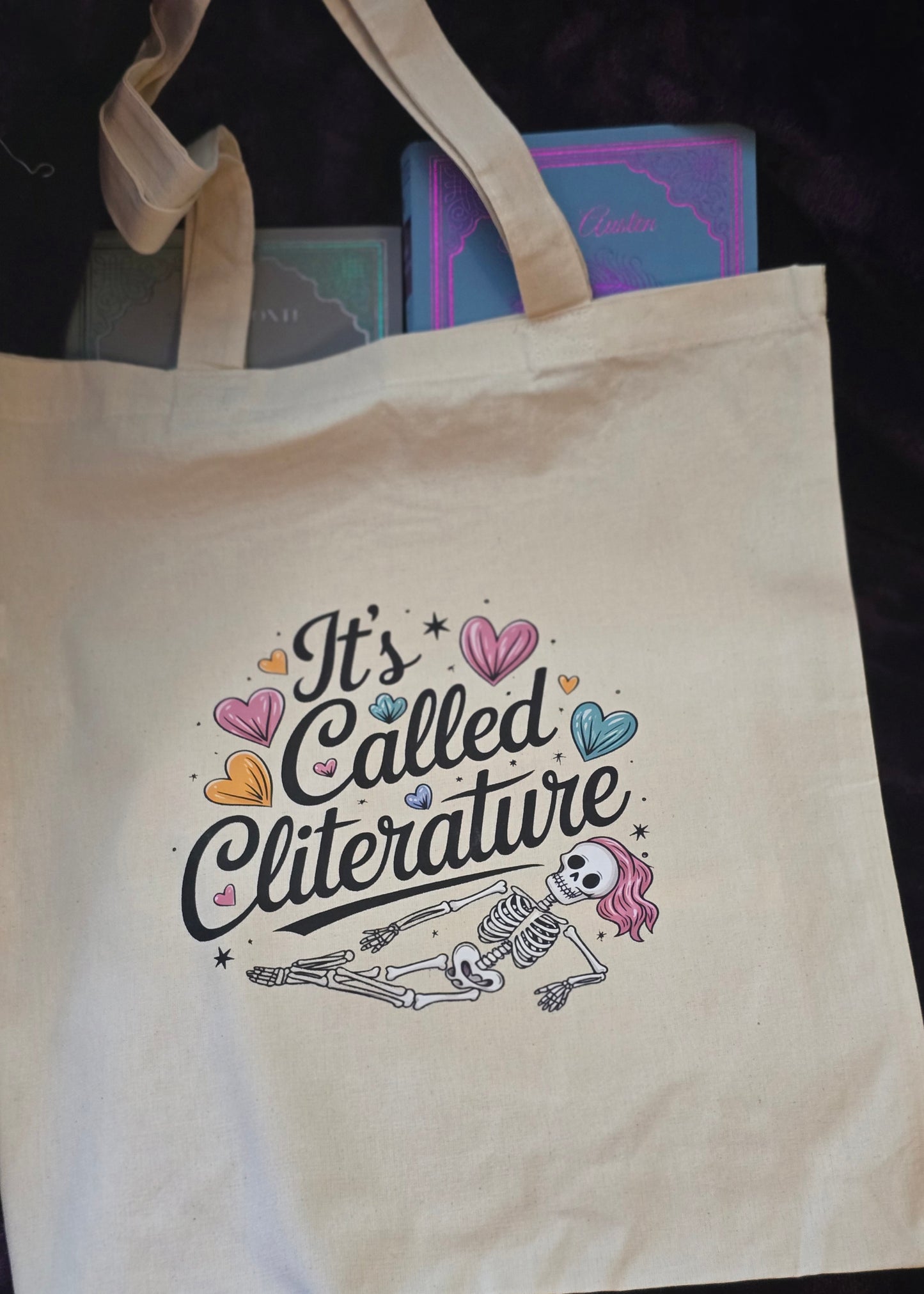It's Called Cliterature Canvas Tote Bag