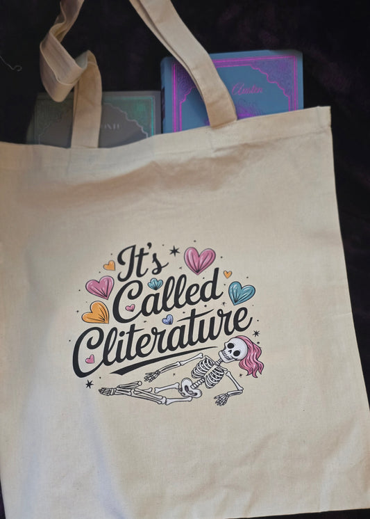 It's Called Cliterature Canvas Tote Bag