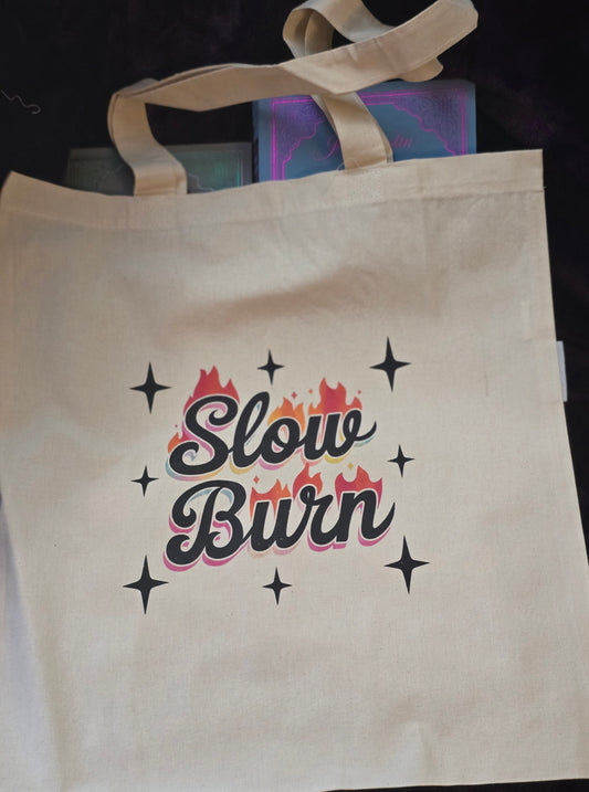 Slow Burn Canvas Tote Bag