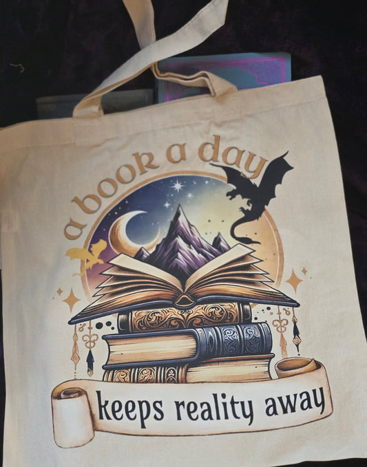 A Book a Day Canvas Tote Bag