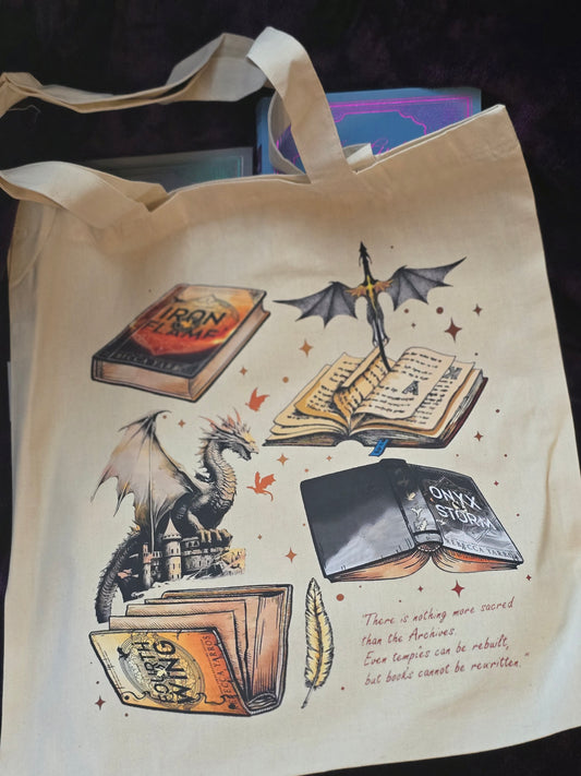 Forth Wing Canvas Tote Bag