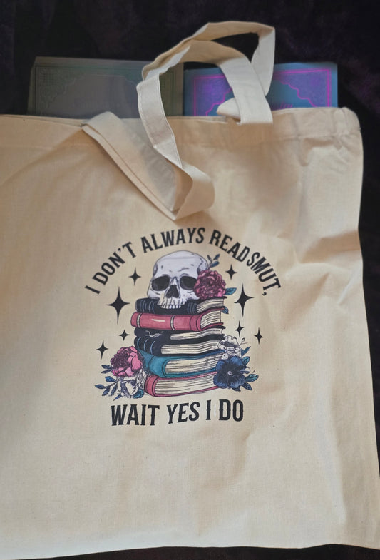 Always Read Smut Canvas Tote Bag