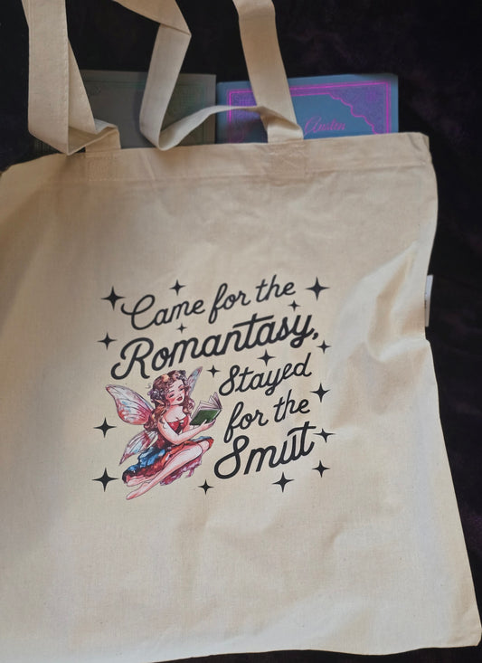 Came for the Romantasy Canvas Tote Bag