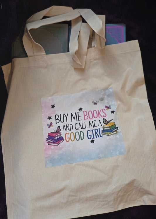 Buy Me Books Canvas Tote Bag