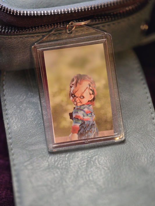 Chucky photo keychain